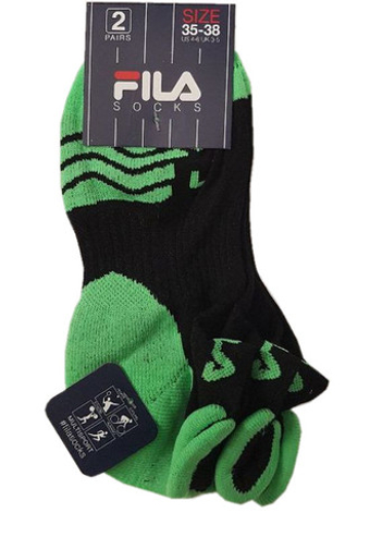 Теннисные носки Fila Calza Invisible Running Socks 2P - зеленый