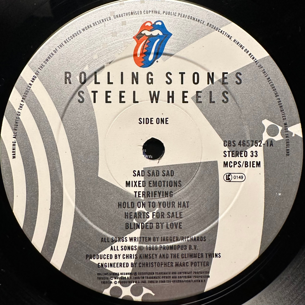 Rolling Stones - Steel Wheels (Англия 1989г.)