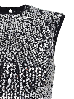 Топ-майка из пайеток