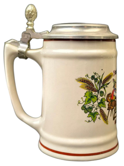 Кружка пивная "Хмель и солод" Германия