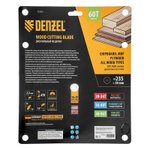 Пильный диск по дереву ф235 х 30 мм, 60 зубьев Denzel