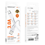 Кабель USB - TypeC BOROFONE BX119 (белый) 1м