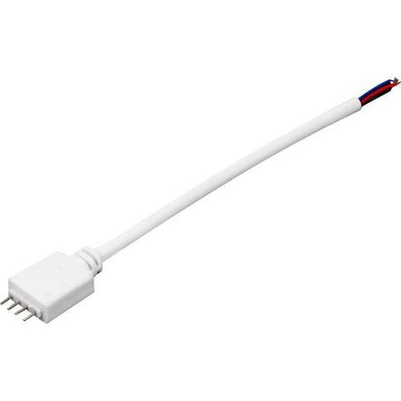 Соединитель с разъемом для светодиодной ленты (5050RGB), длина шнура 7см