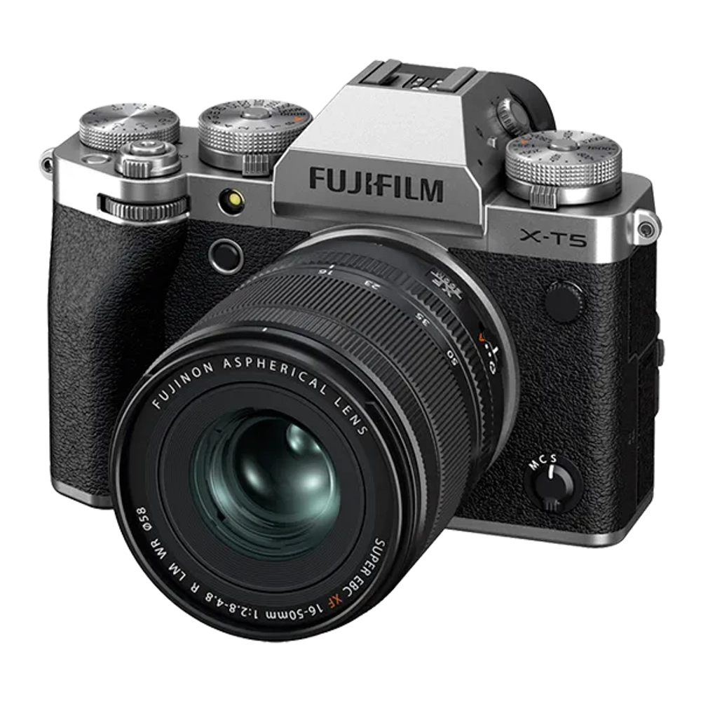 Цифровая фотокамера Fujifilm X-T5 Kit XF 16-50mm f/2.8-4.8 Серебристый