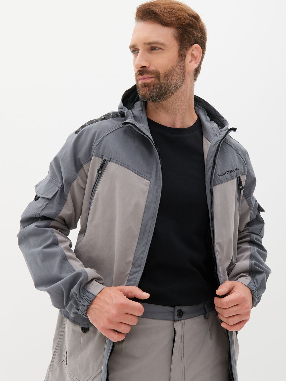 Костюм летний Горка-Люкс ткань Ravena Peach Wash цвет Серый