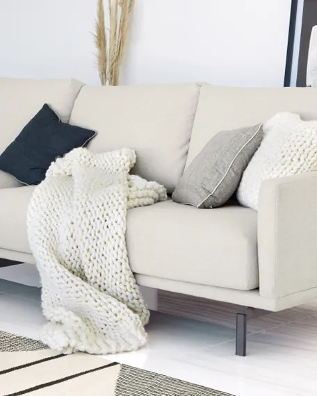 Диван Galene 4-местный бежевый, 414 см