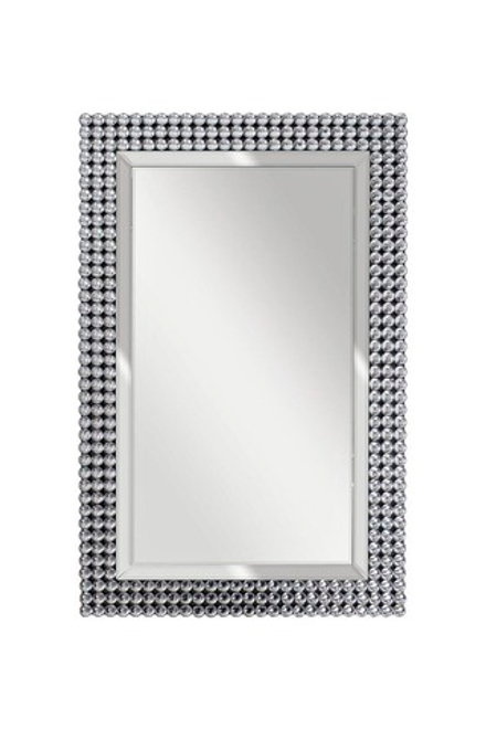 Зеркало прямоугольное с кристаллами-кабошонами