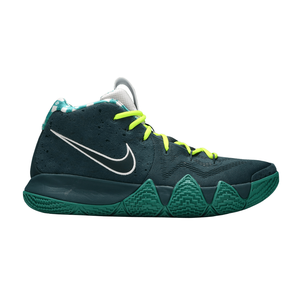 Kyrie 4 white green top