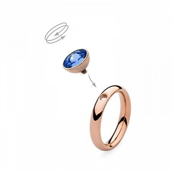 Шарм Qudo Bottone Sapphire 627922 BL/RG