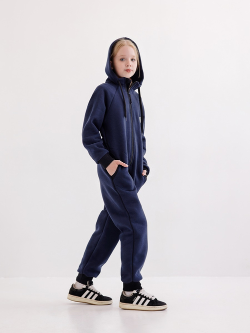 Комбинезон для девочки, модель №4, рост 134 см, синий