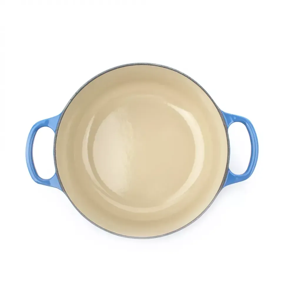 Чугунная кастрюля Le Creuset, Синий - 4