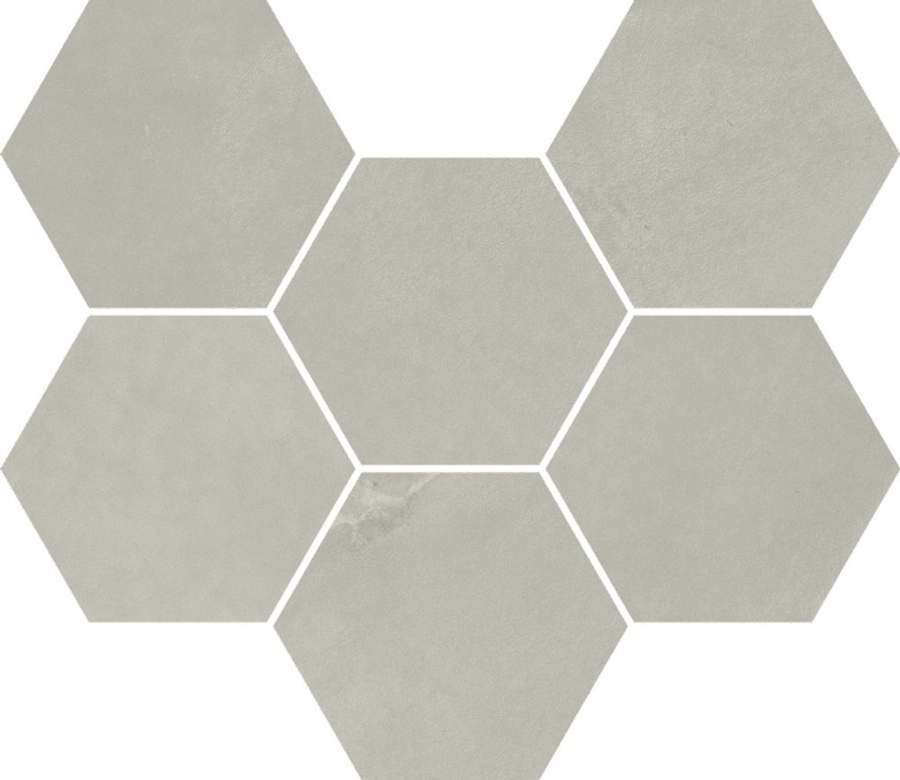 Мозаика Continuum Silver Mosaico Hexagon 25x29