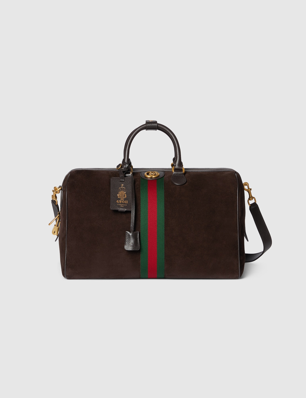 Дорожная Сумка Gucci Savoy Medium Suede "Dark Brown"