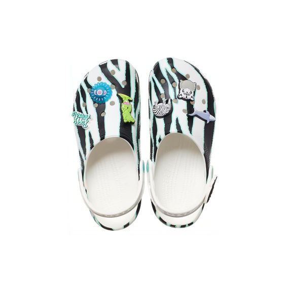 Crocs Classic Clog 'White Black Blue'