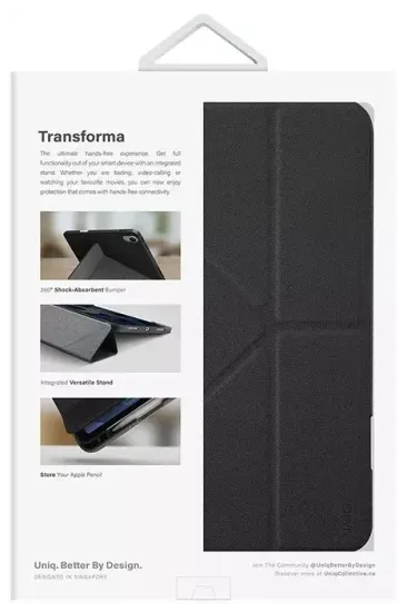 Uniq для iPad 10.9 (2022 10th Gen) Transforma Black