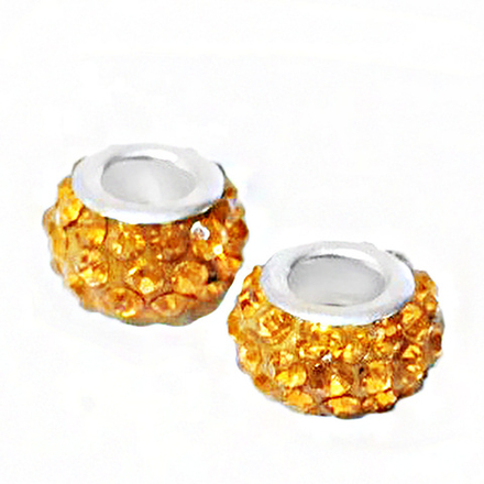 Бусина "Ободок 12" стразы