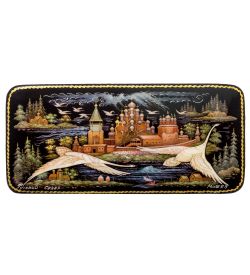 ШК-19/60 Шкатулка в технике декупаж «Русский север» (14х6,5х3,5)