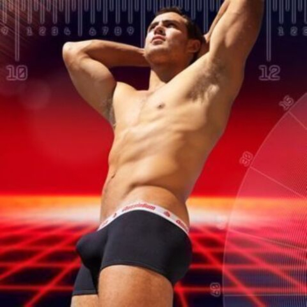 Мужские трусы боксеры черные Aussiebum WJ Raw Black