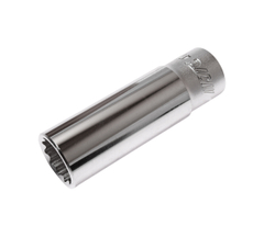 Головка торцевая 1/2" 17мм 12-ти гранная глубокая L=76мм JTC