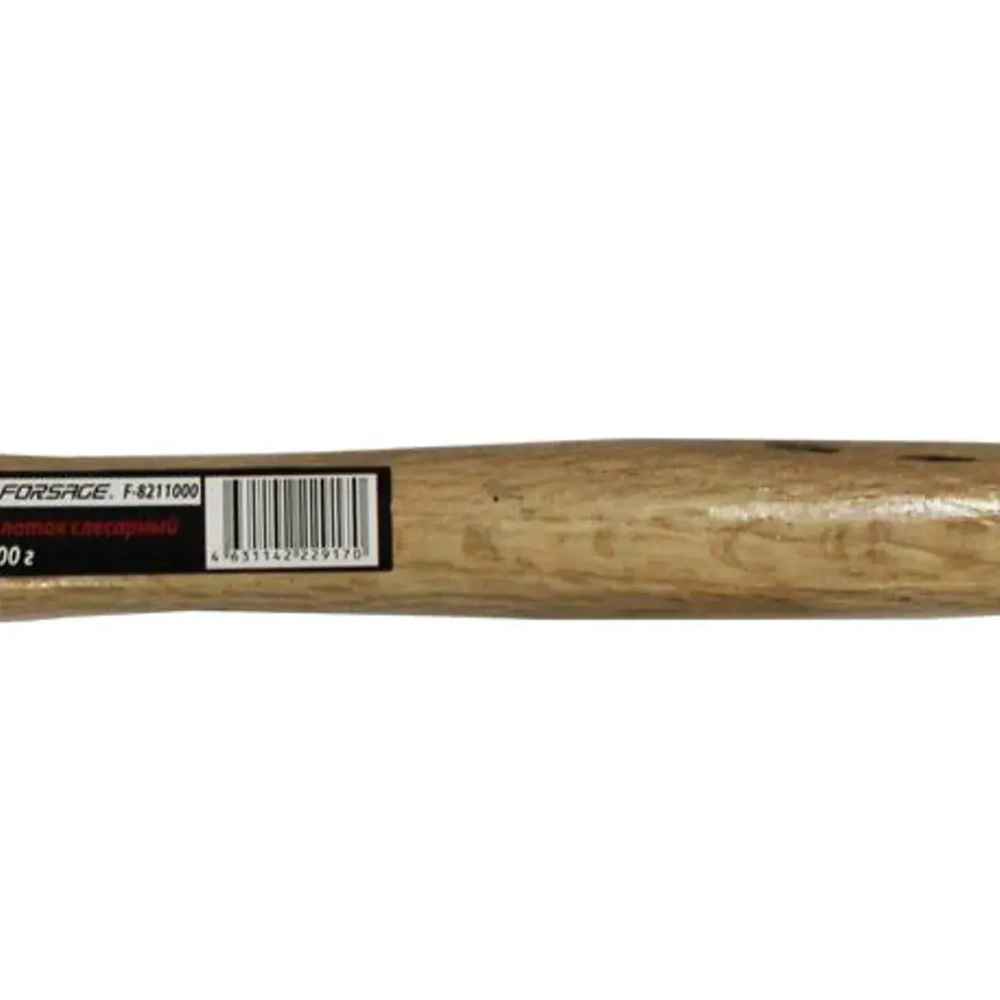 Молоток слесарный с деревянной ручкой (1000г) Forsage F-8211000