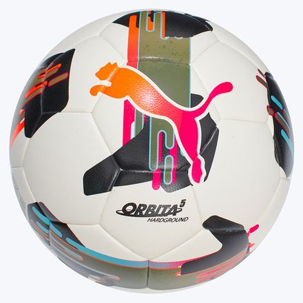 Мяч футб. PUMA Orbita 5 TB Hardground, 08432901, р.5, 32 пан, ТПУ, термосшивка, мультиколор