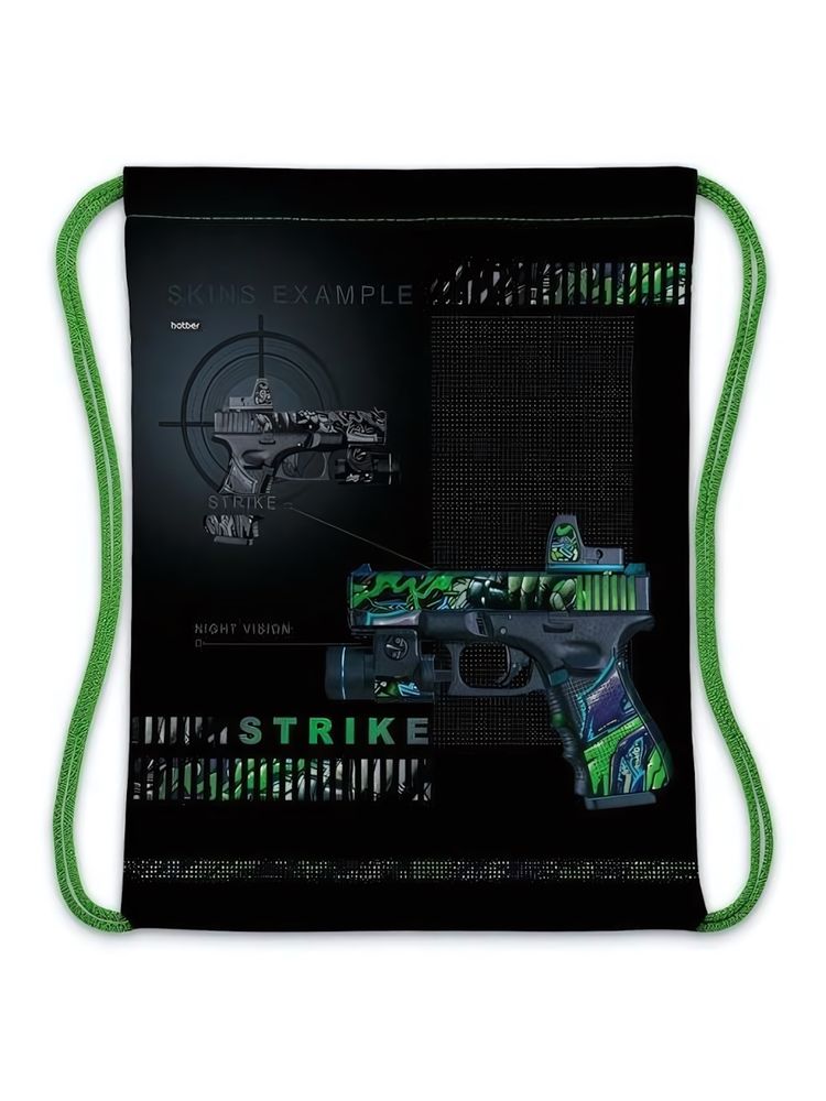 Мешок д/обуви 1 отд. 33х42см "Strike" (Хатбер) Мешок д/обуви 1 отд. 33х42см "Strike" (Хатбер)