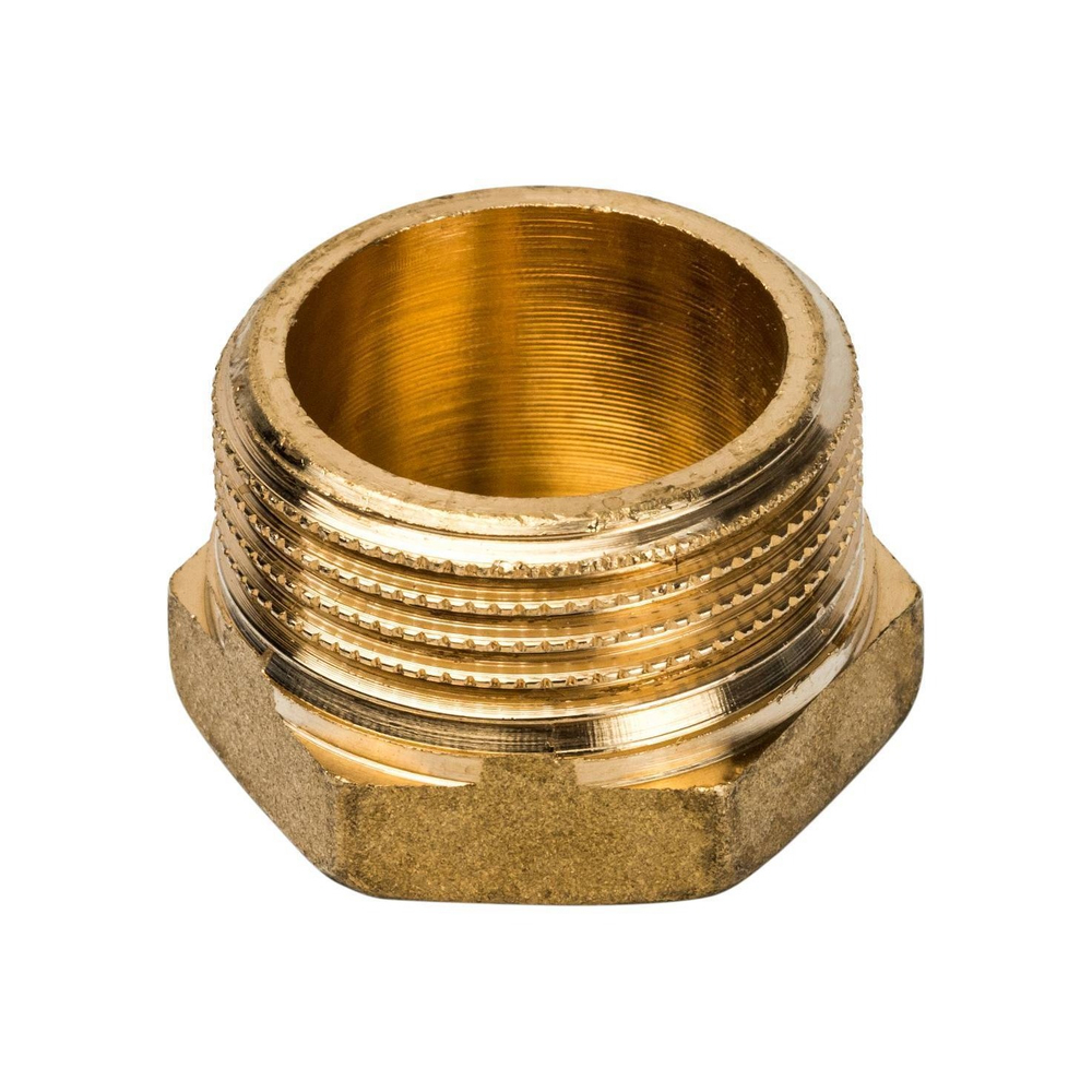 Заглушка с наружной резьбой STOUT SFT 0024 - 3/4" (для стальных труб, латунь без покрытия)