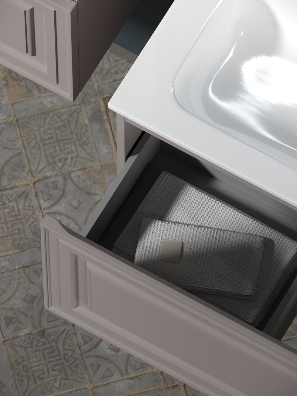 Тумба с раковиной Sancos Very 100 см VR100SM doha soft