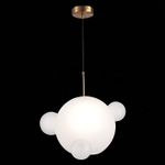 SL1133.503.01 Светильник подвесной ST-Luce Латунь/Белый E27 1*60W BOPONE