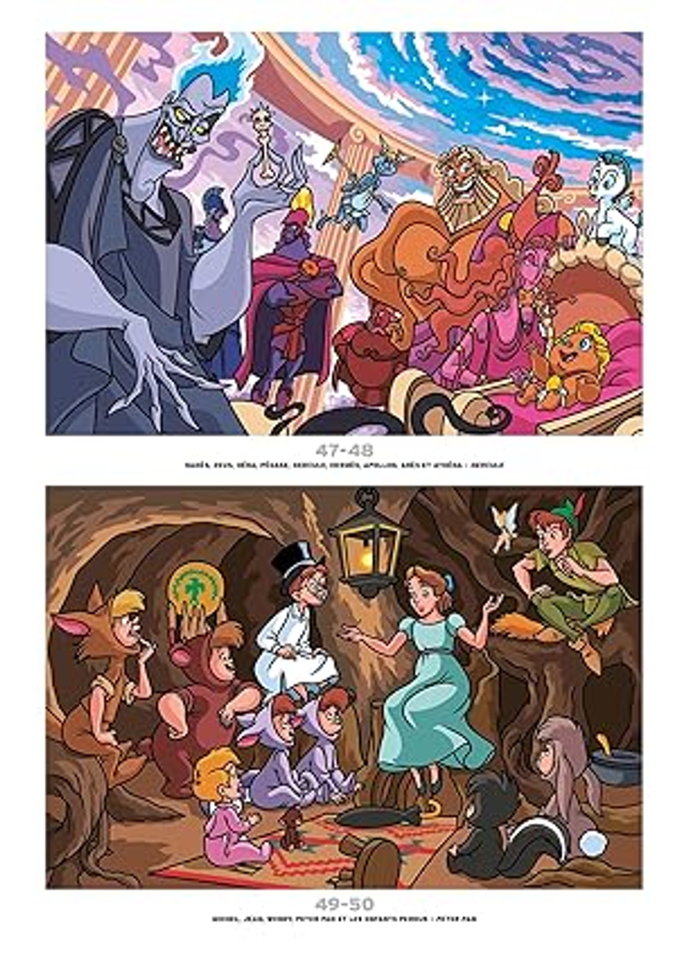 Hachette раскраска по номерам Coloriages au numéro -Раскраски-загадки Диснея - семейные портреты