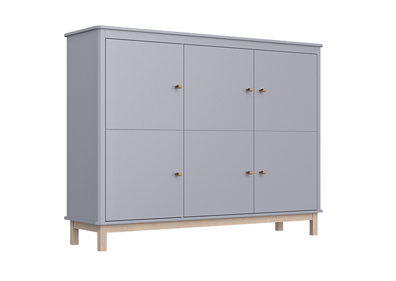 Шкаф Classic низкий (серый)