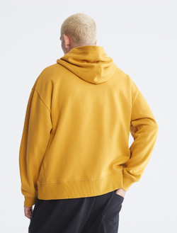 Худи Calvin Klein Relaxed Fit Archive Logo Fleece Sorbet/Yellow