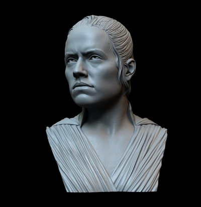 Рей Скайуокер Звездные войны Rey Skywalker Star Wars бюст