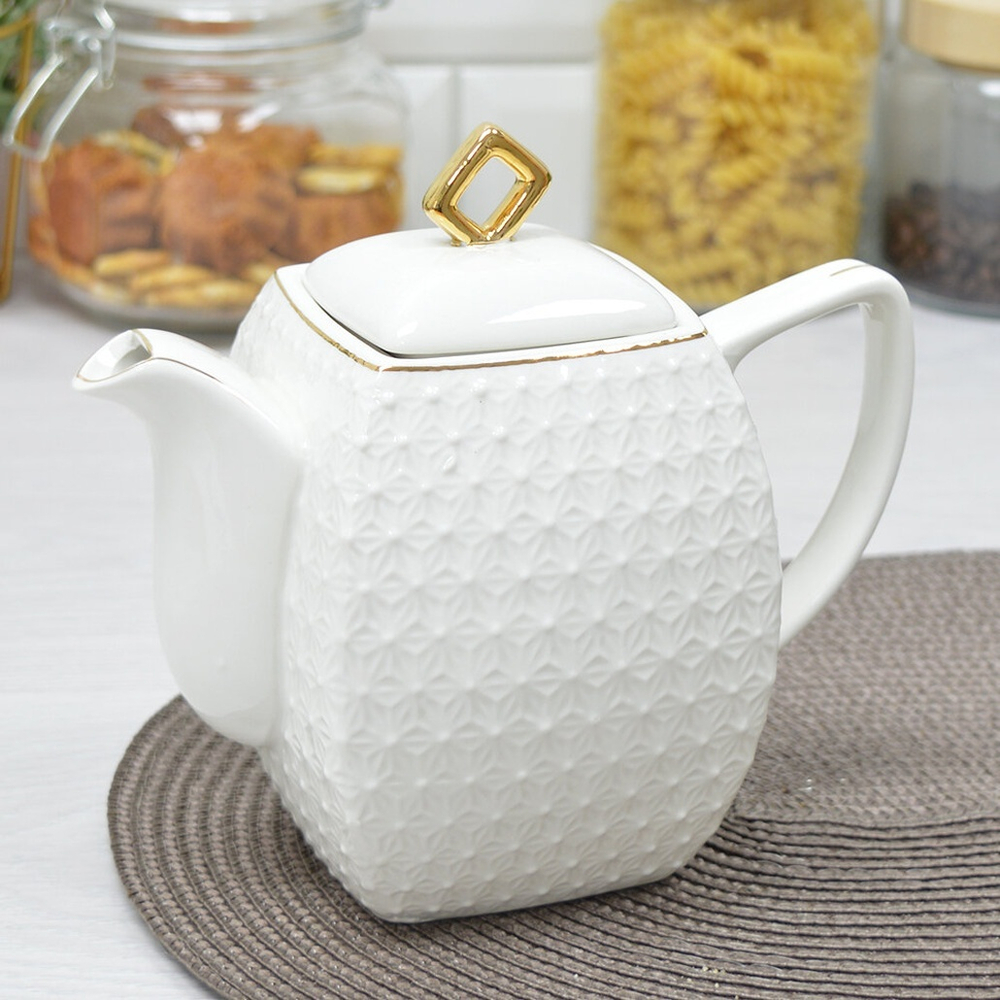 Чайник заварочный 0,9л "Снежная королева" квадр. (36098)