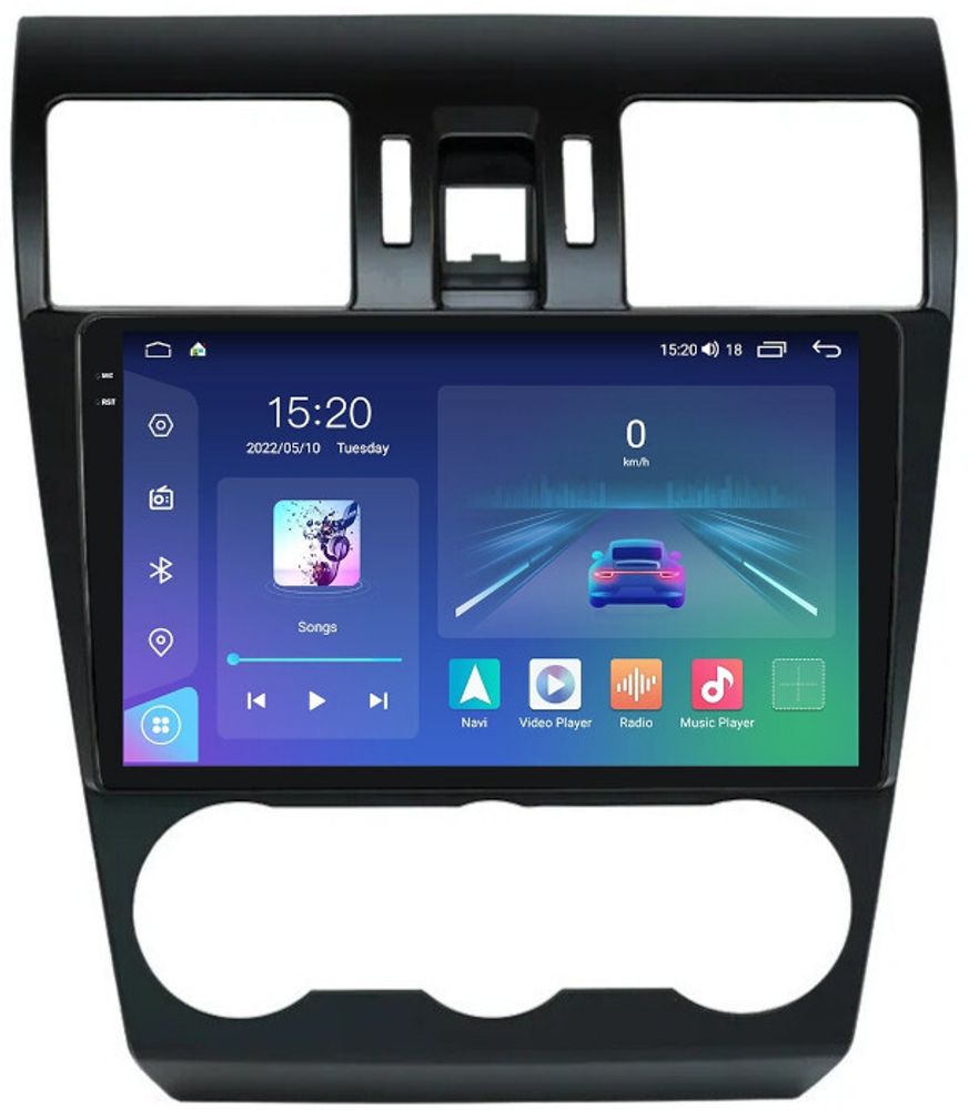 Магнитола для Subaru Forester, Impreza, XV 2012-2015 - Parafar PF995U2K на Android 13, QLED+2K, ТОП процессор, 8Гб+128Гб, CarPlay, 4G SIM-слот