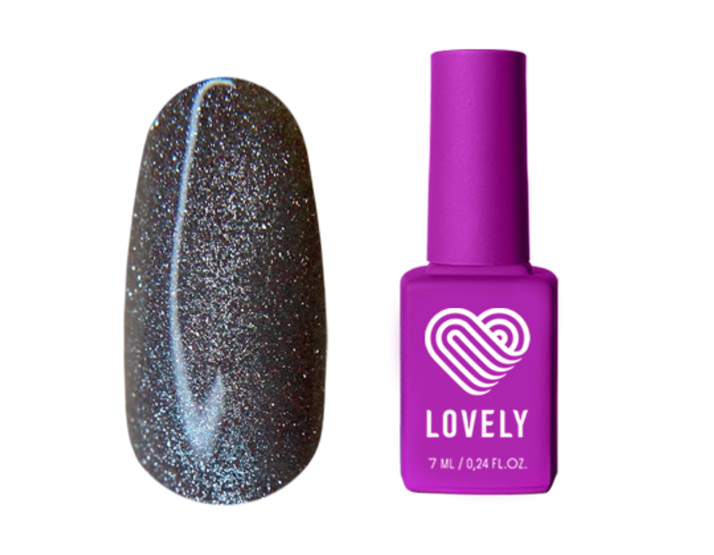 LOVELY Гель-лак Illumination IL01 (кошачий глаз, светоотражающий), 7 ml