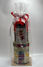 Подарочный набор 291025 арт! чай монзил 200гр\кофе импрессо 100гр\открытка с шоколадом самой прекрасной.