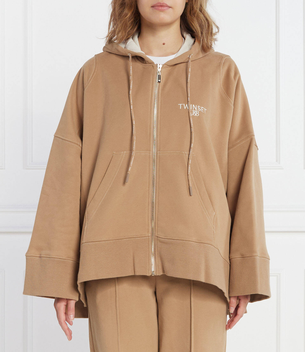 Худи Twinset U&amp;B - коричневый(232LI2UAA)