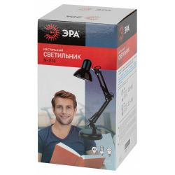 Настольный светильник ЭРА N-214-E27-40W-BU синий