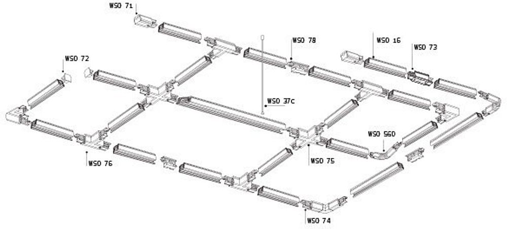 Светильник на штанге Italline Danny DANNY TR black