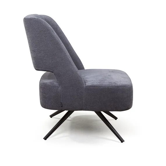 Лаунж-кресло Molly серое