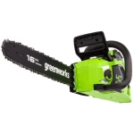 Аккумуляторная цепная пила Greenworks GD40CS18K5 (1 x 5 Ач, ЗУ) 2005807UG