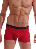 Хлопковые боксеры с лампасами (Размер: XXL) (Цвет: красный)