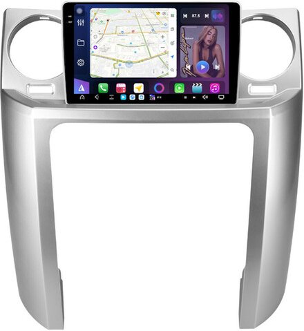 Магнитола для Land Rover Discovery 3 2005-2009 (закругленные углы) - FarCar GX9-9603B монитор 9.5" 2K QLED на Android 14, TS20, 6+128Гб, CarPlay, 4G SIM-слот