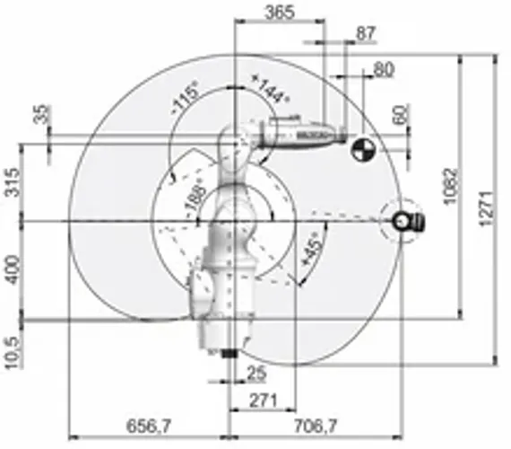 Промышленный робот KUKA KR AGILUS, KR 10 R1100 WP