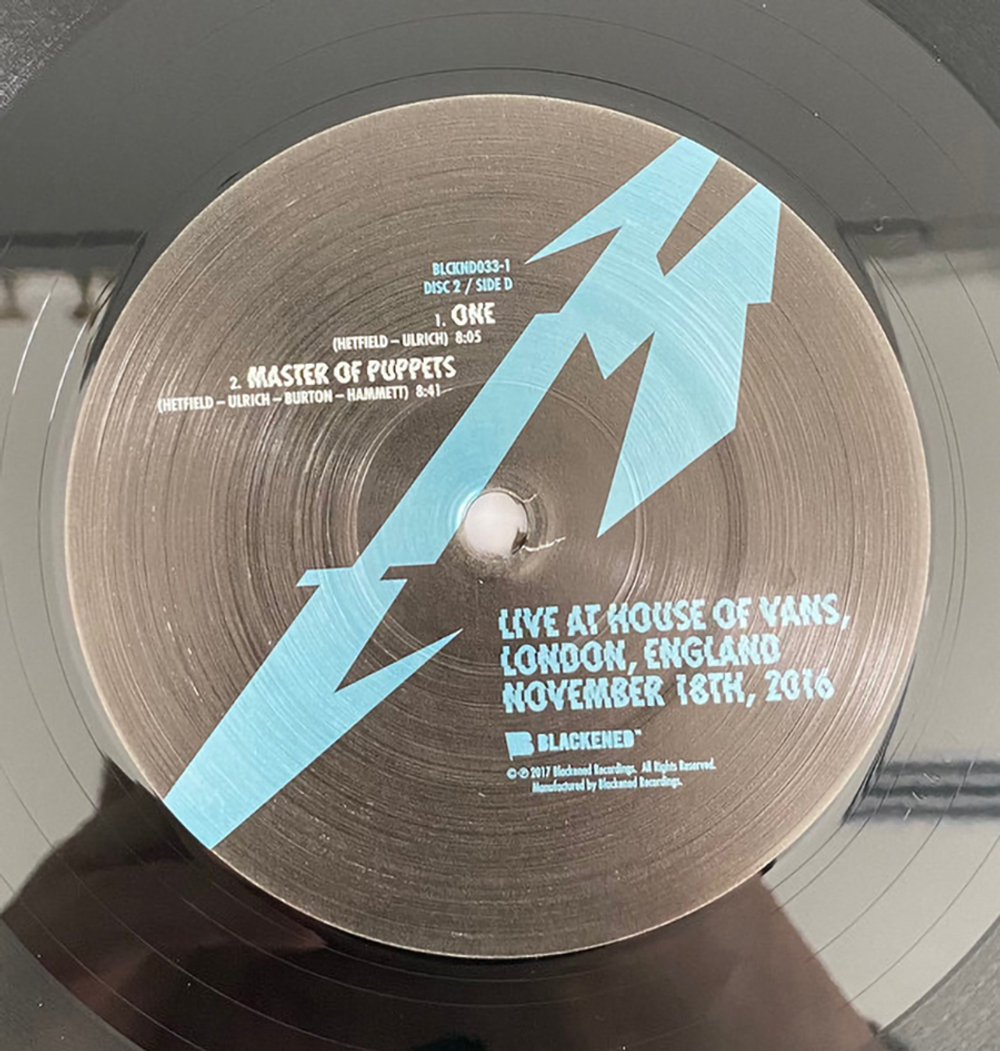 Metallica / Live At House Of Vans London, England November 18th, 2016 (3LP)