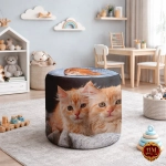 Пуфик в прихожую "Котики"