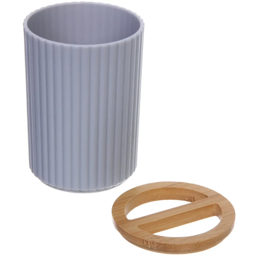 Подставка для зубных щеток «Франко» серая