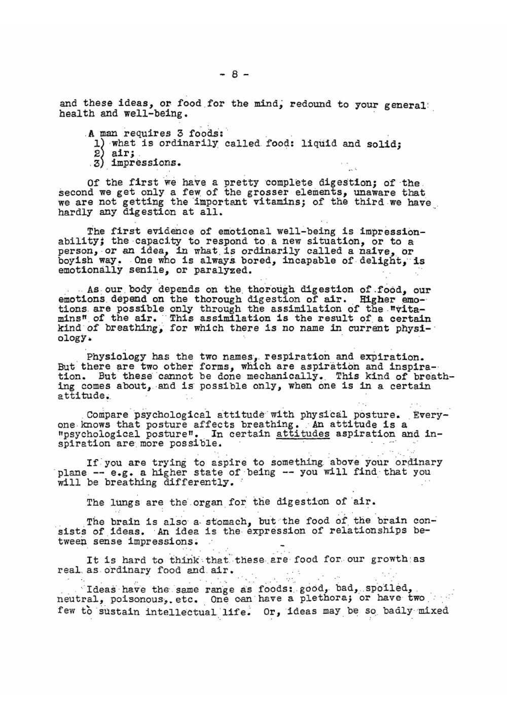 Orage Gurdjieff Meeting Notes | Orage