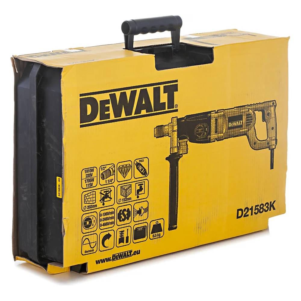 Дрель алмазного сверления DeWalt D 21583K